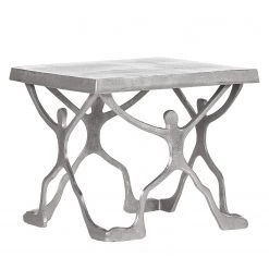 Ars manufacti Table d’appoint Nagodi - Aluminium - Argenté