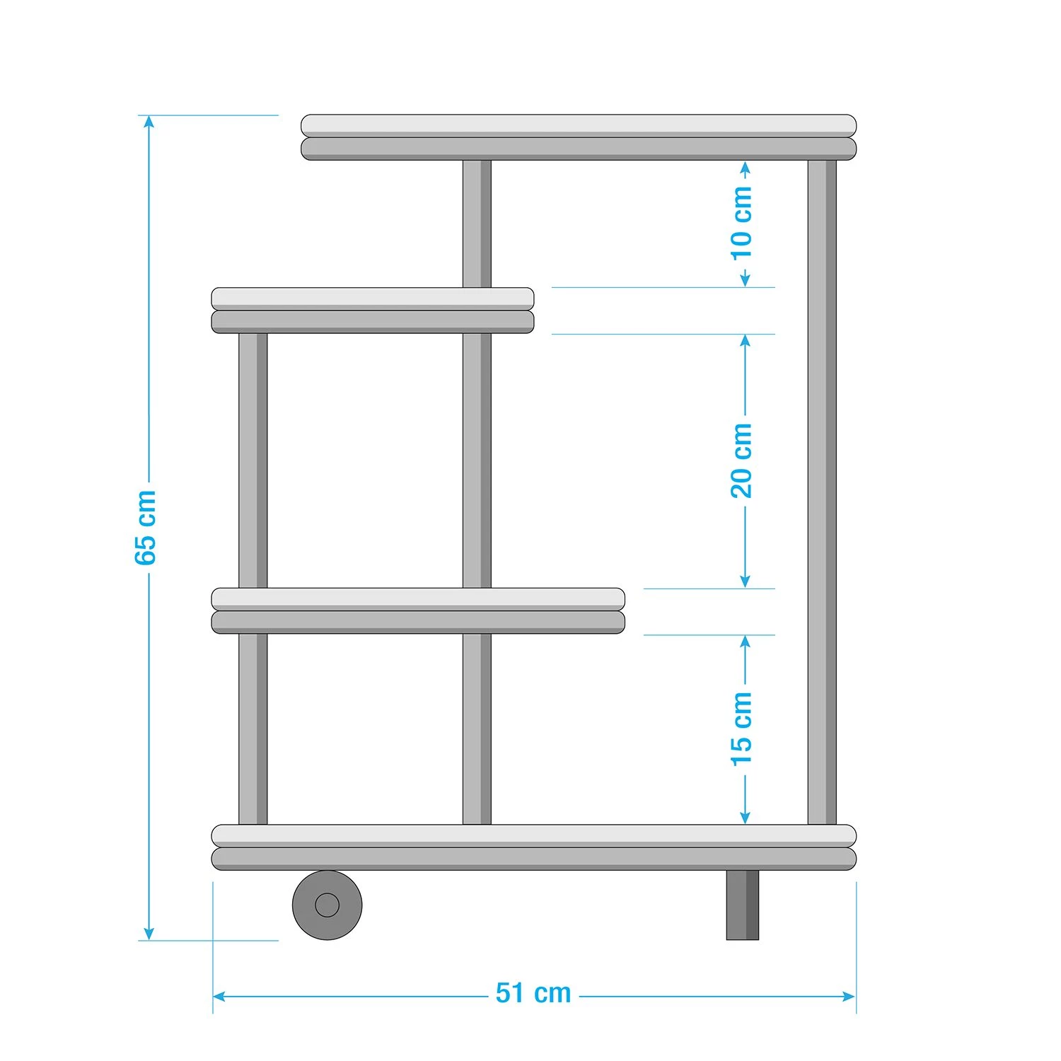 Ars manufacti Table d’appoint Soltas II - Acacia massif / Métal - Acacia / Noir – Image 5