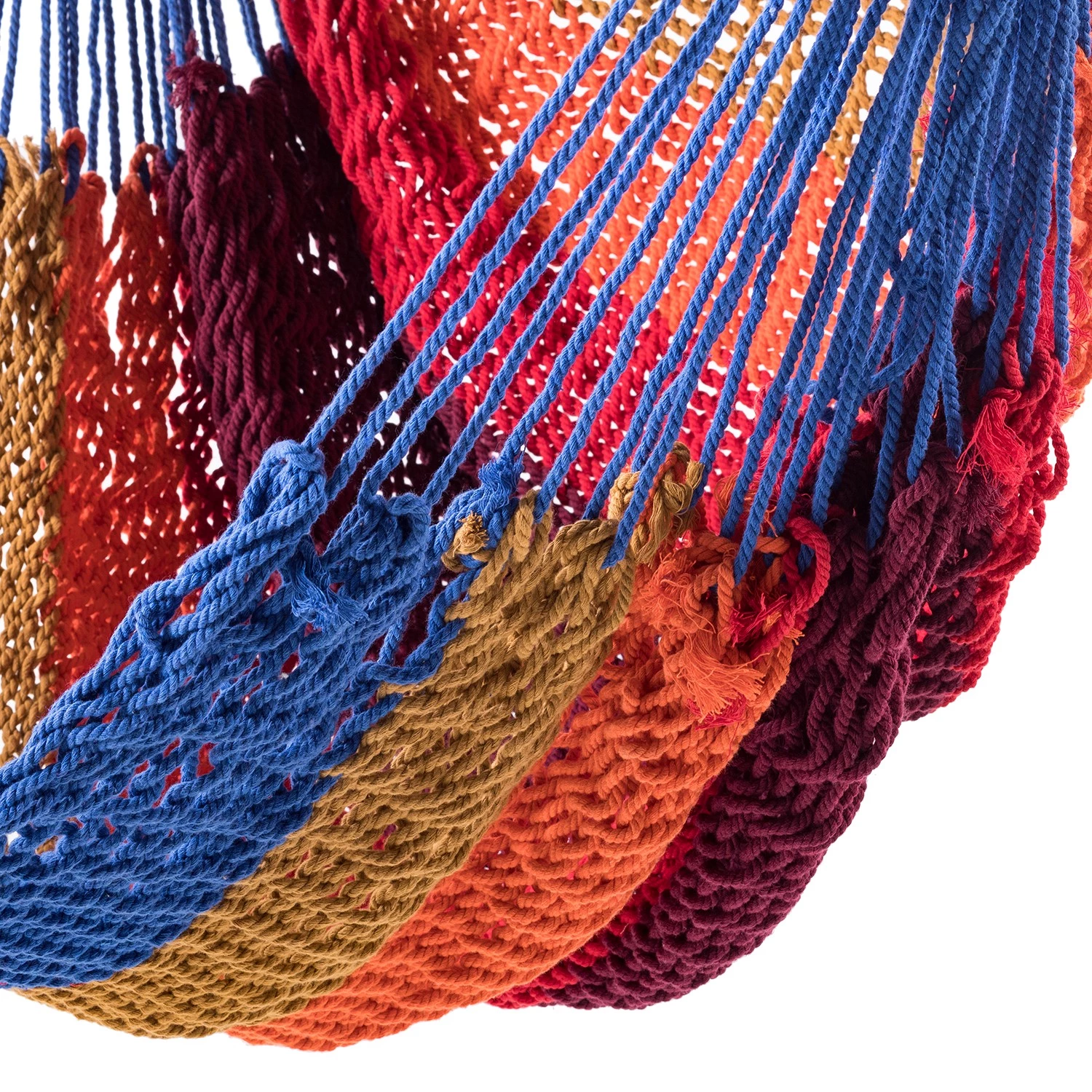 Twentyfour Fauteuil suspendu Okola - Corde de coton / HĂȘtre massif - Multicolore â Image 7