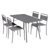 Ensemble de jardin Kansas VII (5 élém.) - Fer - Gris