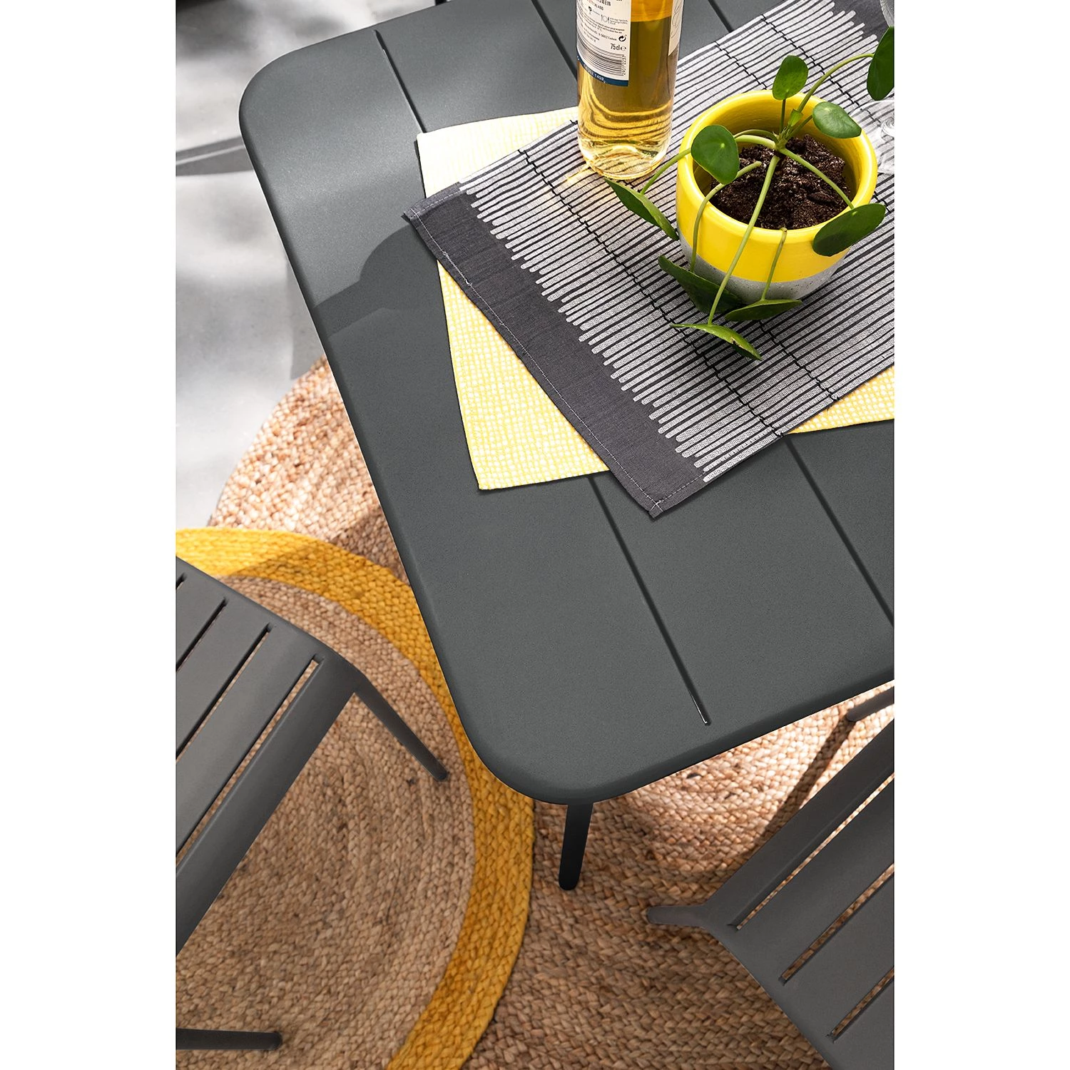 Ensemble de jardin Kansas VII (5 élém.) - Fer - Gris – Image 4