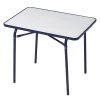 Best Freizeitmöbel Table pliante enfant Camping - Acier - Blanc / Bleu