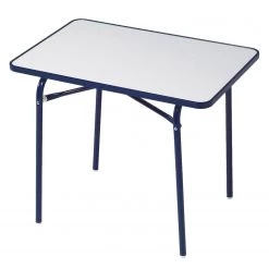Best Freizeitmöbel Table pliante enfant Camping - Acier - Blanc / Bleu