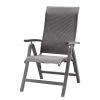 Best Freizeitmöbel Chaise pliante Larino - Aluminium / Tissu - Anthracite