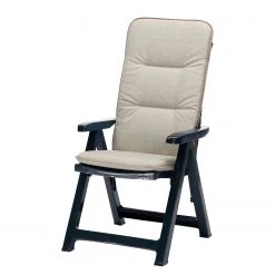 Best Freizeitmöbel Chaise pliante Santiago V - Polypropylène / Tissu mélangé - Anthracite