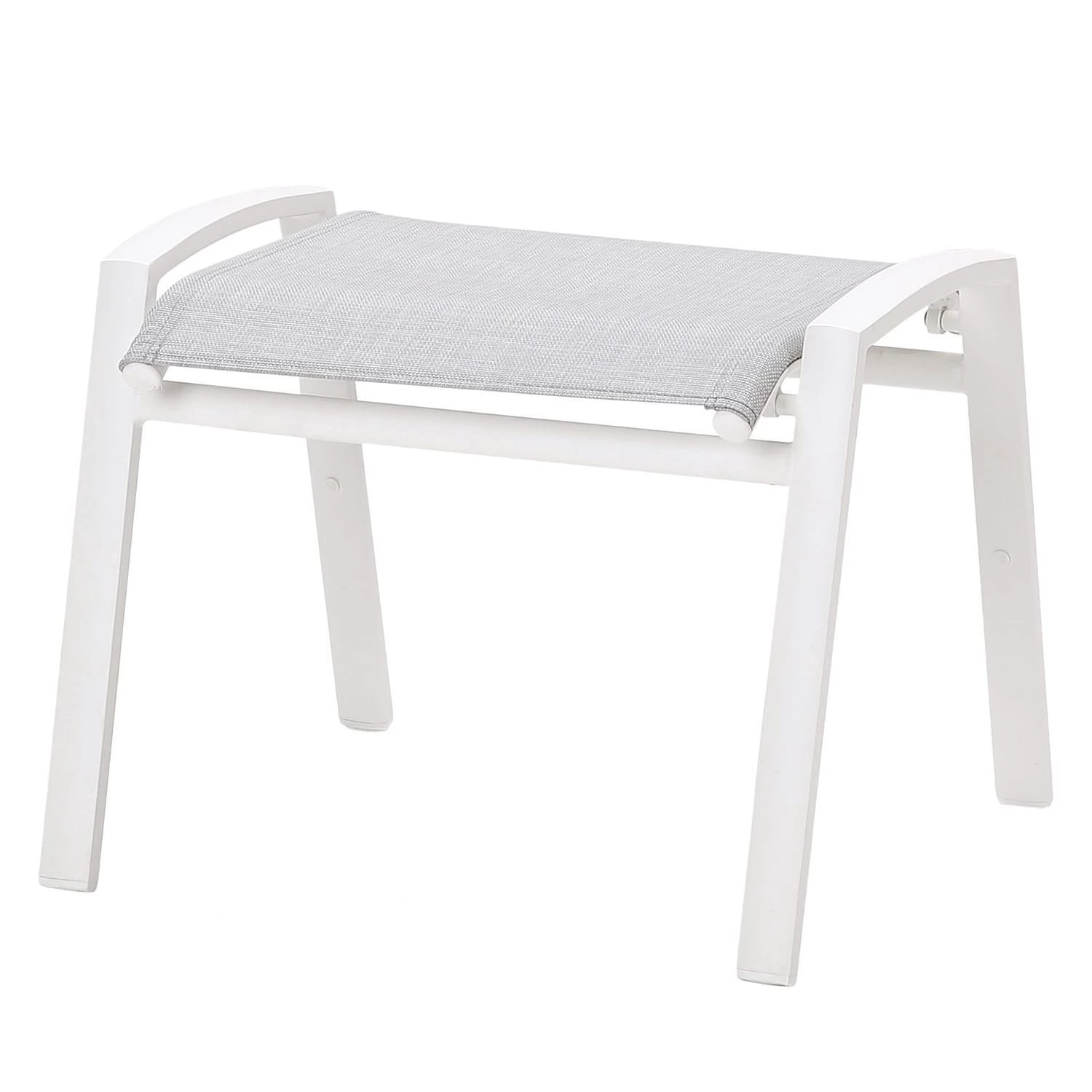 Best Freizeitmöbel Table et chaises Cavalese (6 éléments) - Céramique / Tissu - Blanc / Gris – Image 5