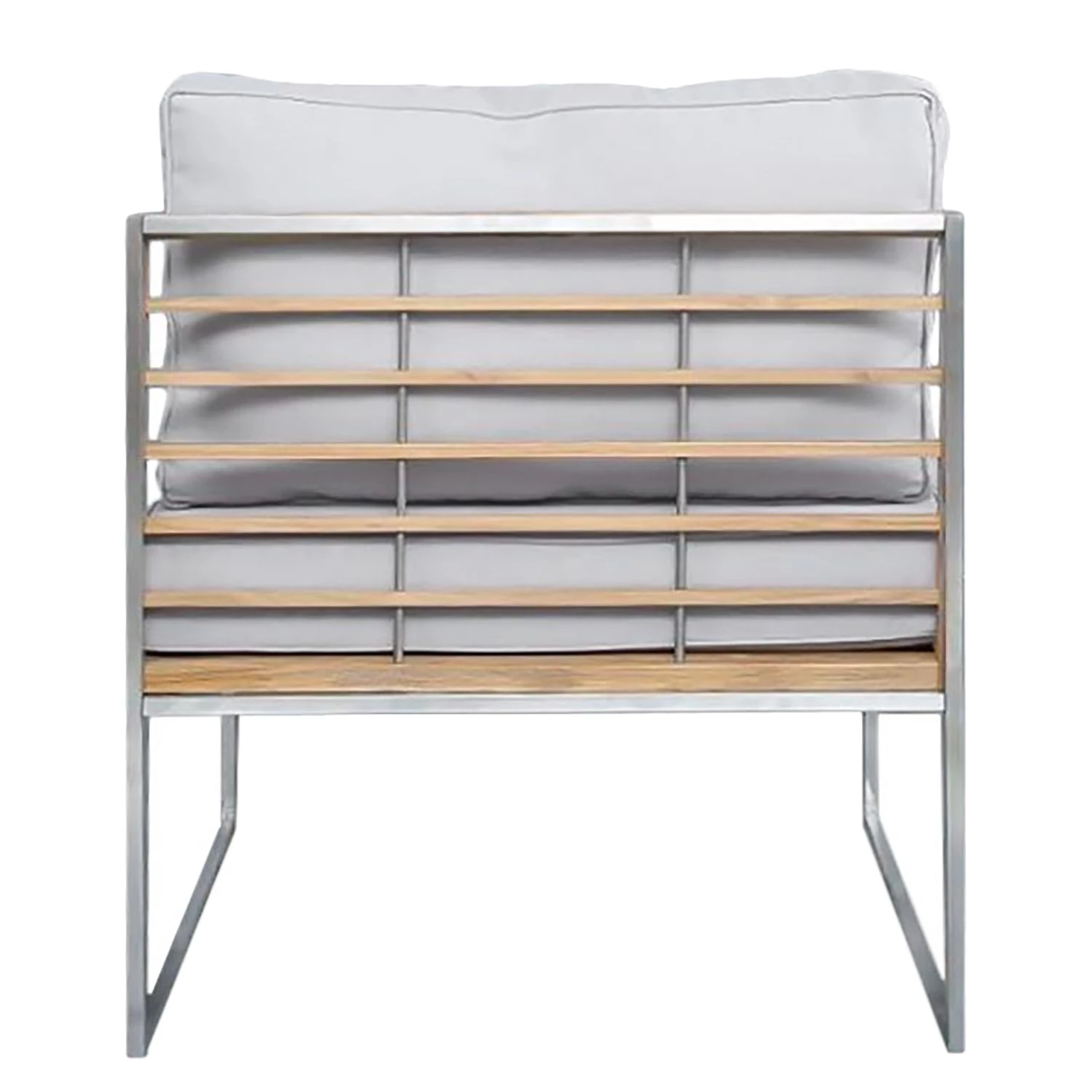 Studio Copenhagen Salon Teakline Exkl. XII (4 éléments) - Teck massif / Tissu - Beige / Marron – Image 2