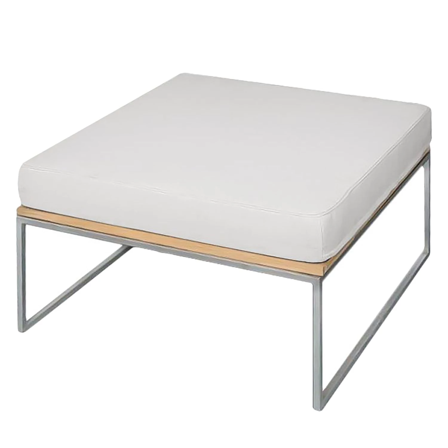 Studio Copenhagen Salon Teakline Exkl. XVII (6 éléments) - Teck massif / Tissu - Beige / Marron – Image 7