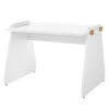 Now! by hülsta Bureau hülsta now minimo - MDF - Blanc / Chêne naturel