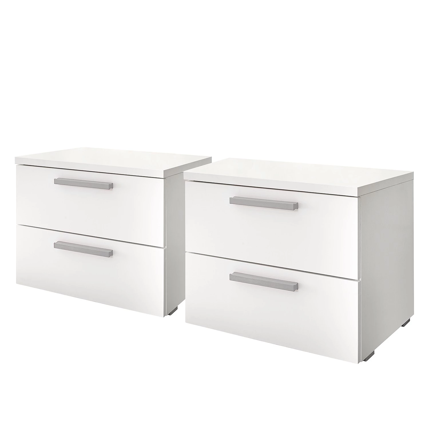 LC Spa Tables de chevet Enjoy (lot de 2) - Blanc / Gris – Image 4