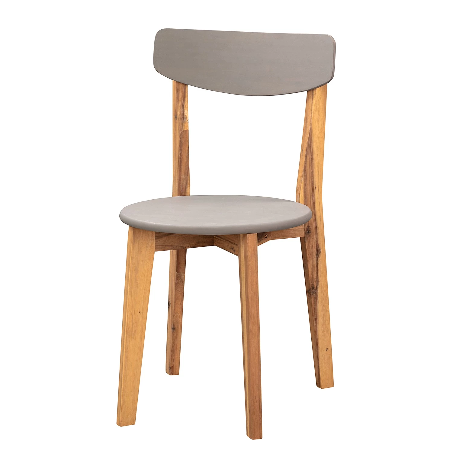 Ensemble de jardin Lindholm II (5 élém.) - Acacia massif - Gris / Marron – Image 6