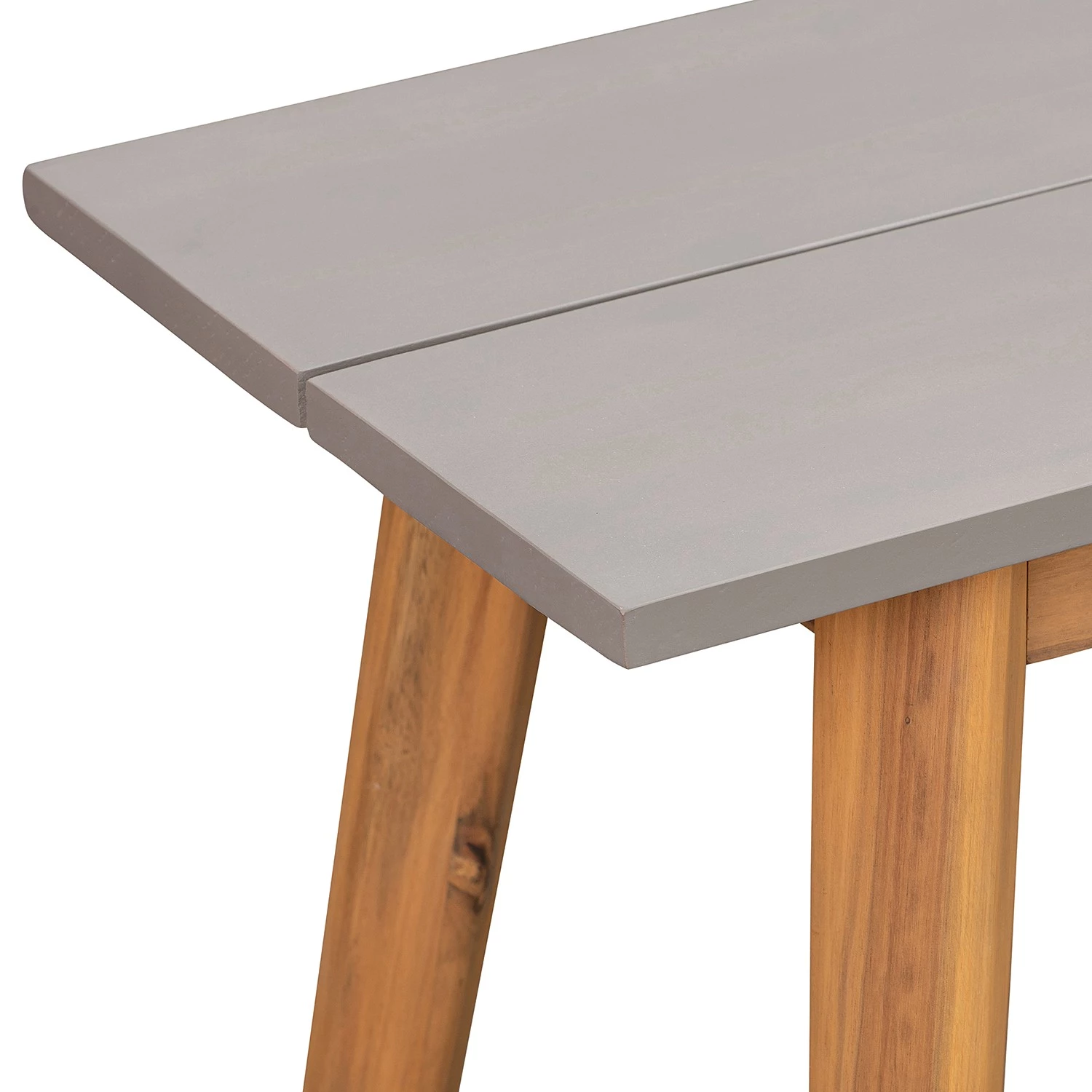 Ensemble de jardin Lindholm II (5 élém.) - Acacia massif - Gris / Marron – Image 9