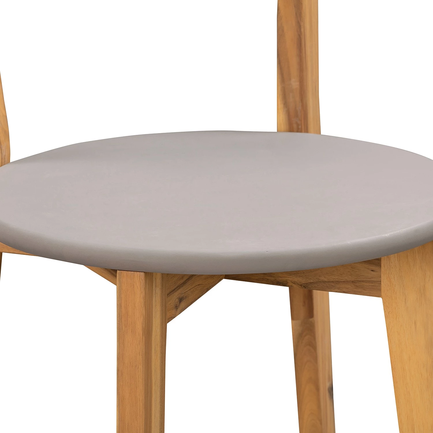 Ensemble de jardin Lindholm (6 éléments) - Acacia massif - Gris / Marron – Image 11