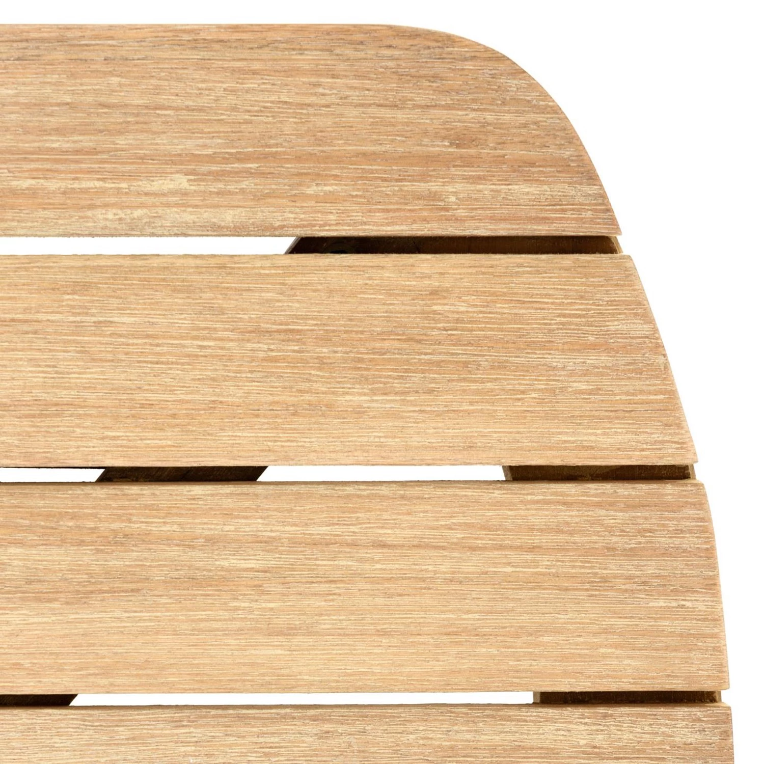 Julià Grup Table de jardin Sheryl III - Eucalyptus massif - Marron – Image 6