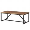 Jardi Table basse extérieur LeRoy - Polyester / Acacia massif - Acacia / Anthracite