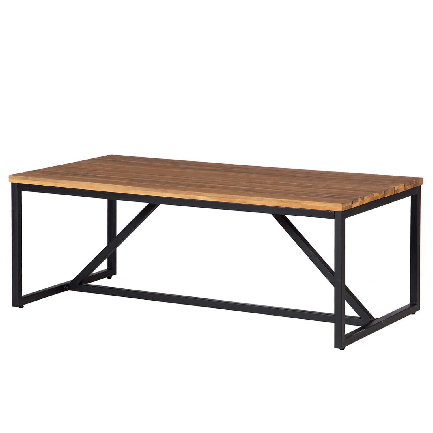 Jardi Table basse extérieur LeRoy - Polyester / Acacia massif - Acacia / Anthracite