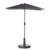 Jardi Parasol Suno - Aluminium / Polyester - Noir