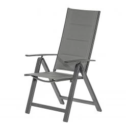 Merxx Chaise de jardin Florenz - Aluminium / Polyester - Gris