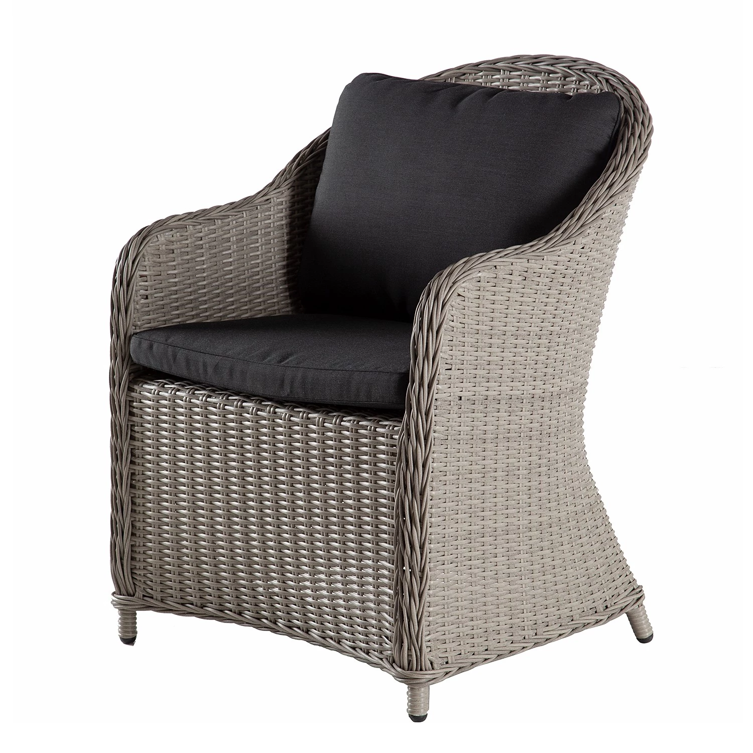 Ensemble de jardin Clover II (5 élém.) - Polypropylène / Polyester - Gris – Image 5