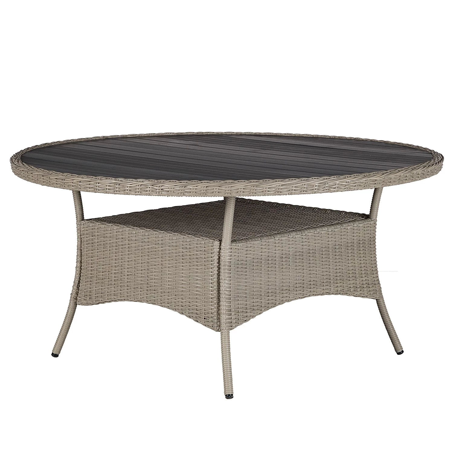 Ensemble de jardin Clover (7 éléments) - Polypropylène / Polyester - Gris – Image 3