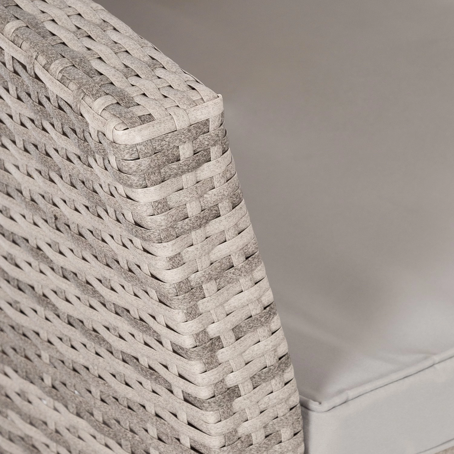 My Flair Salon de jardin Ayora (4 éléments) - Acier / Rotin - Marron – Image 5