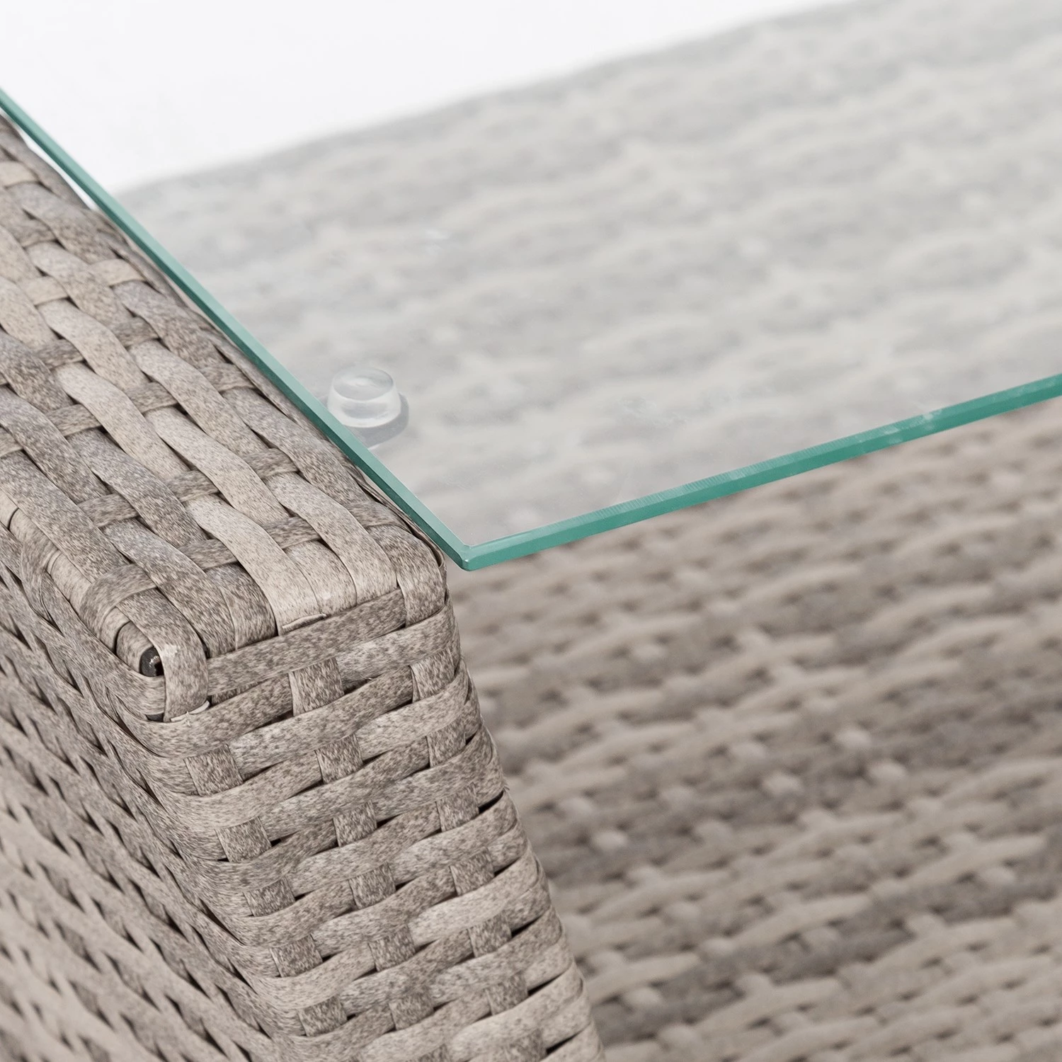 My Flair Salon de jardin Ayora (4 éléments) - Acier / Rotin - Marron – Image 7