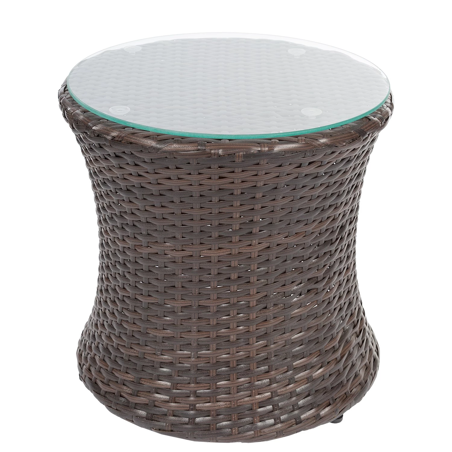 My Flair Ensemble de jardin Arcata (3 éléments) - Fer / Osier - Gris – Image 5