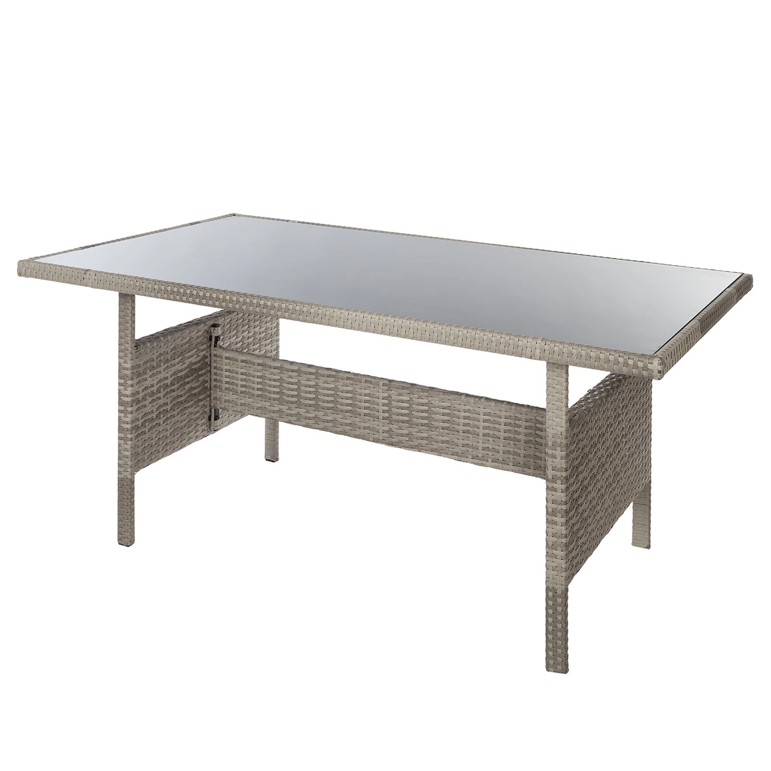 My Flair Ensemble de jardin Broby (3 éléments) - Acier / Rotin - Marron – Image 3