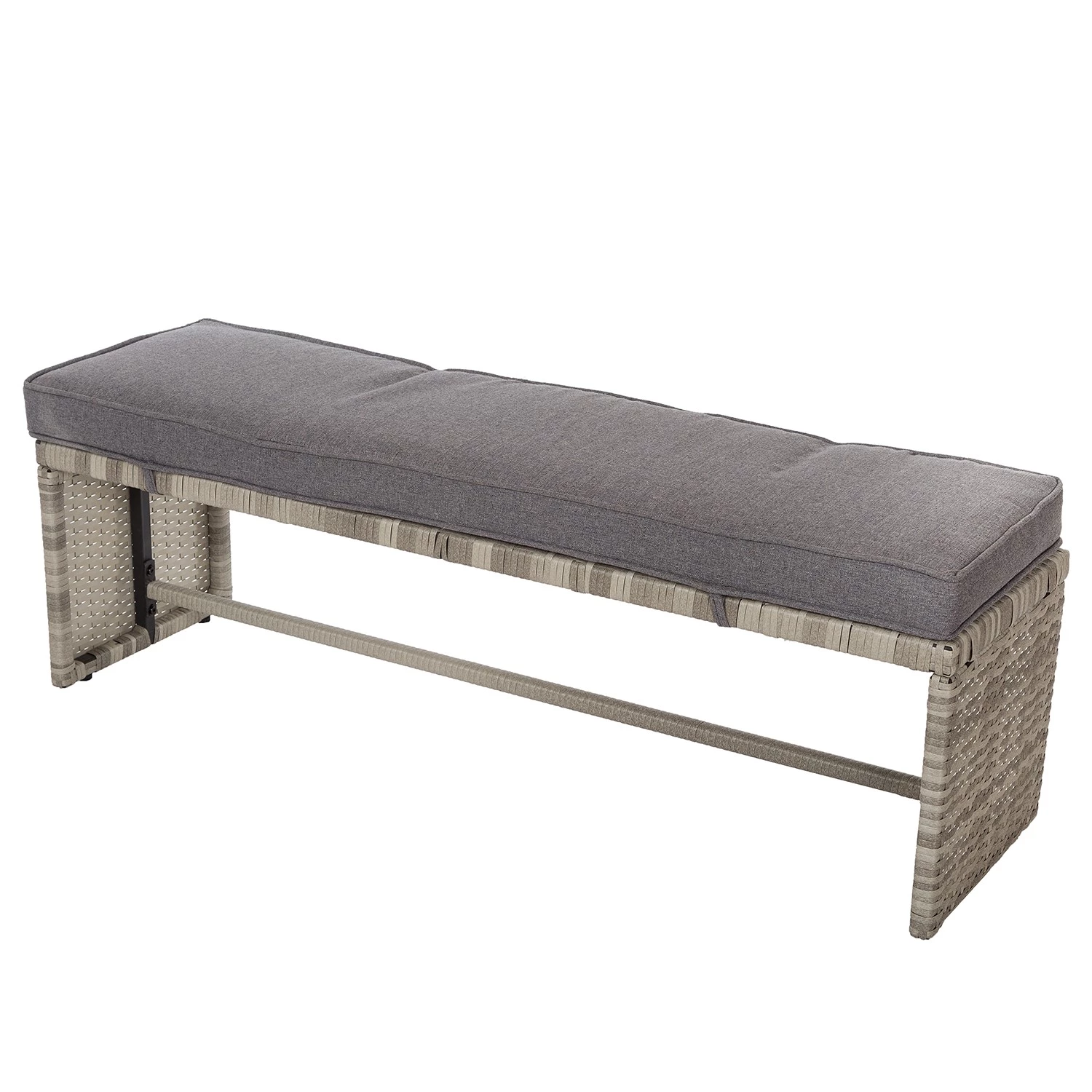 My Flair Ensemble de jardin Broby (3 éléments) - Acier / Rotin - Marron – Image 4