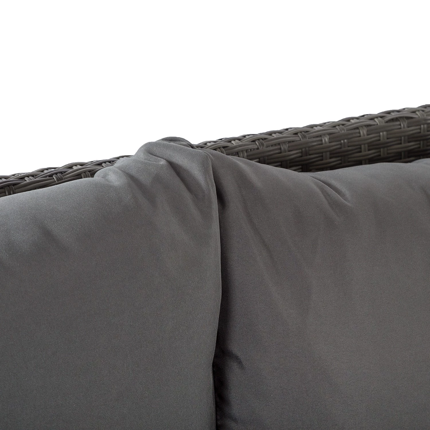 My Flair Salon de jardin Bogus (3 éléments) - Acier / Rotin - Gris – Image 7