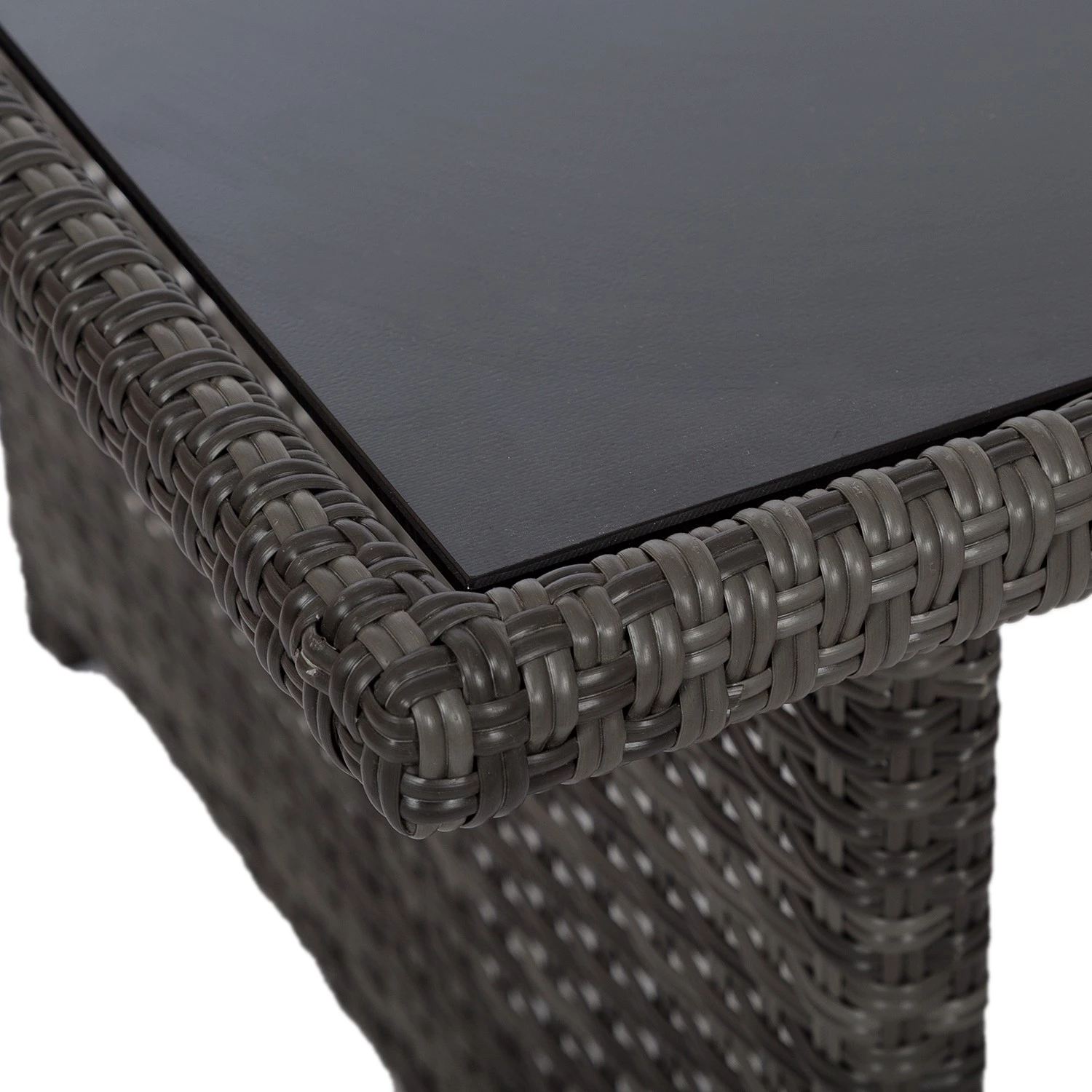 My Flair Salon de jardin Bogus (3 éléments) - Acier / Rotin - Gris – Image 8