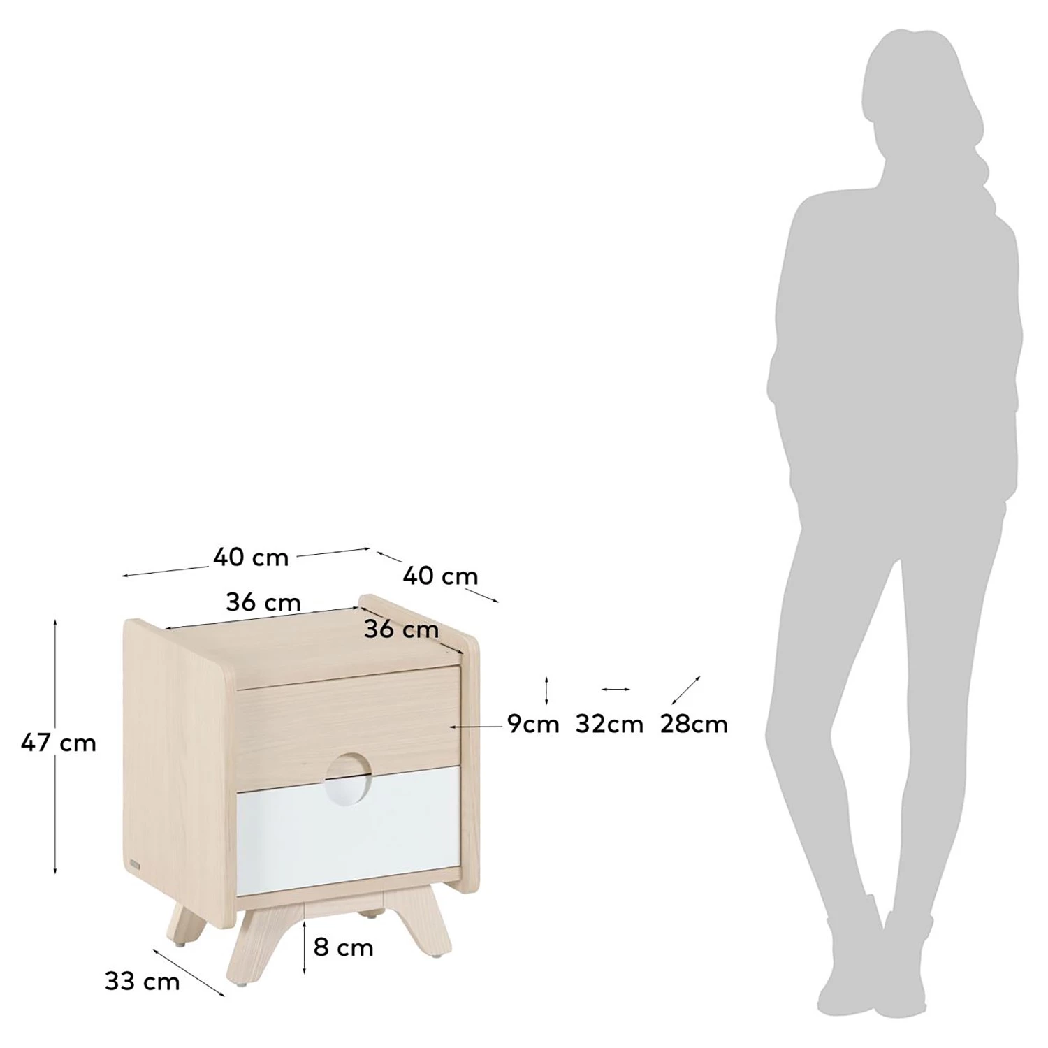 Kids Club Collection Table de chevet Nunila – Image 2