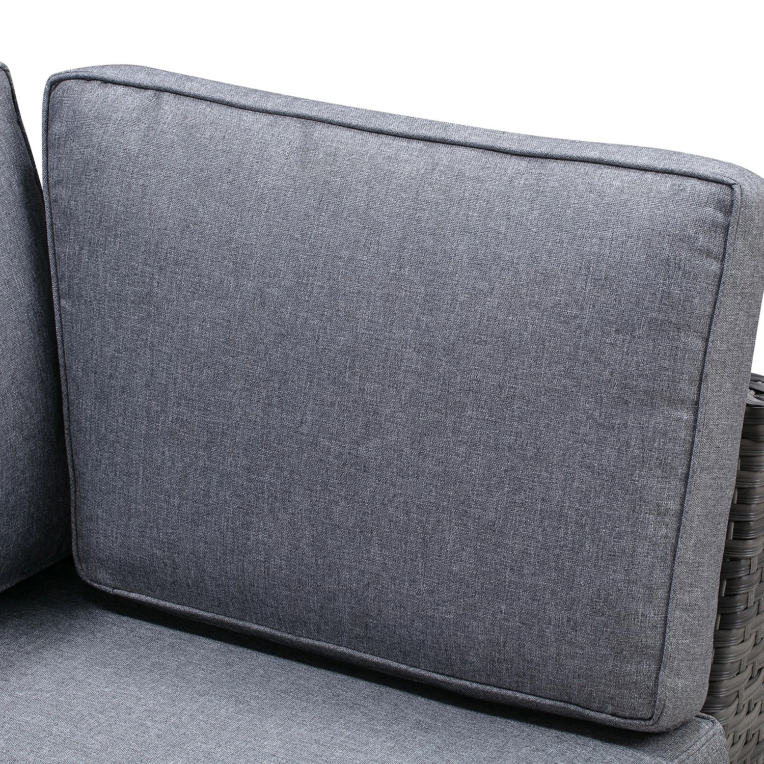 Jardi Fauteuil d’angle Bahrani - Acier / Polyester - Gris – Image 4