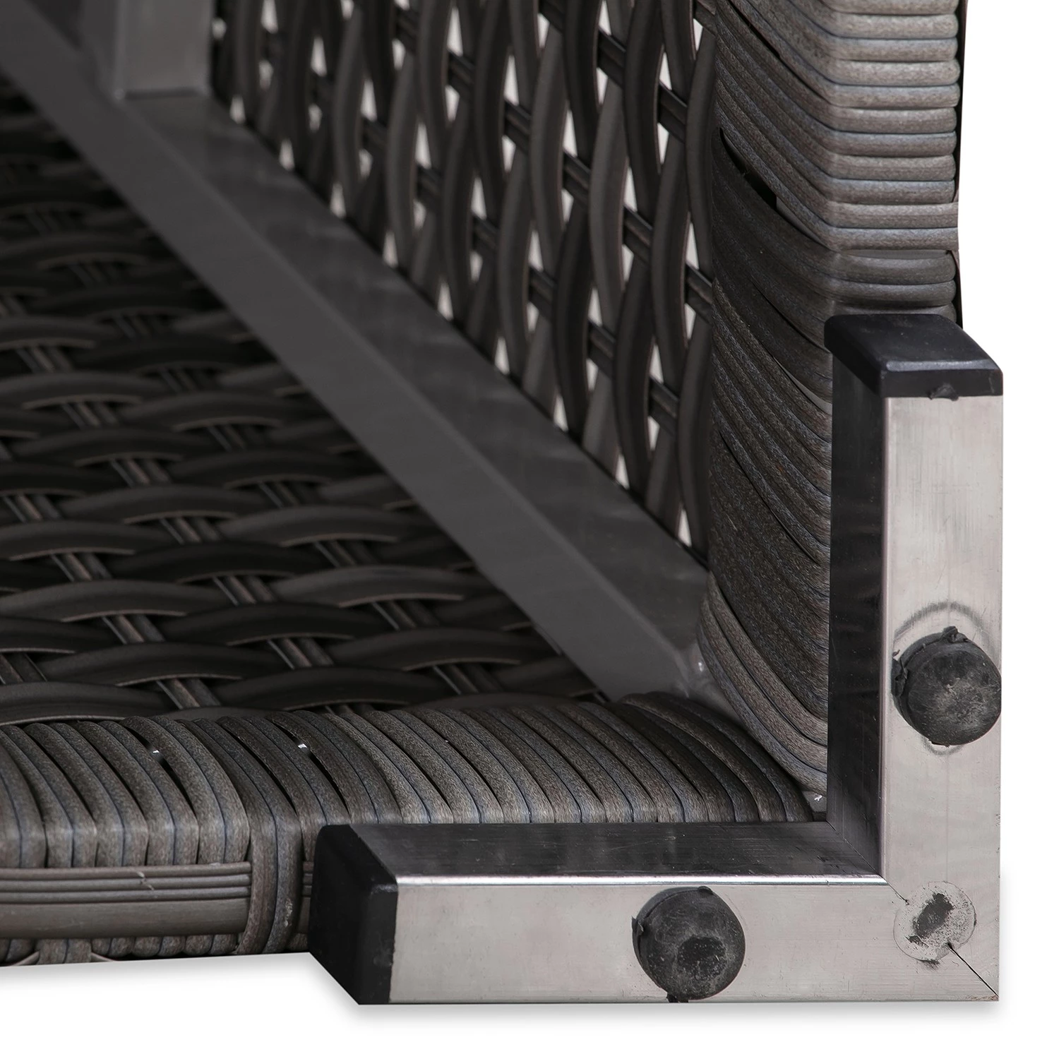 Jardi Fauteuil d’angle Bahrani - Acier / Polyester - Gris – Image 6