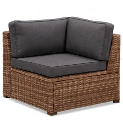 Jardi Élément d’angle Chavara - Polypropylène / Polyester - Marron / Anthracite