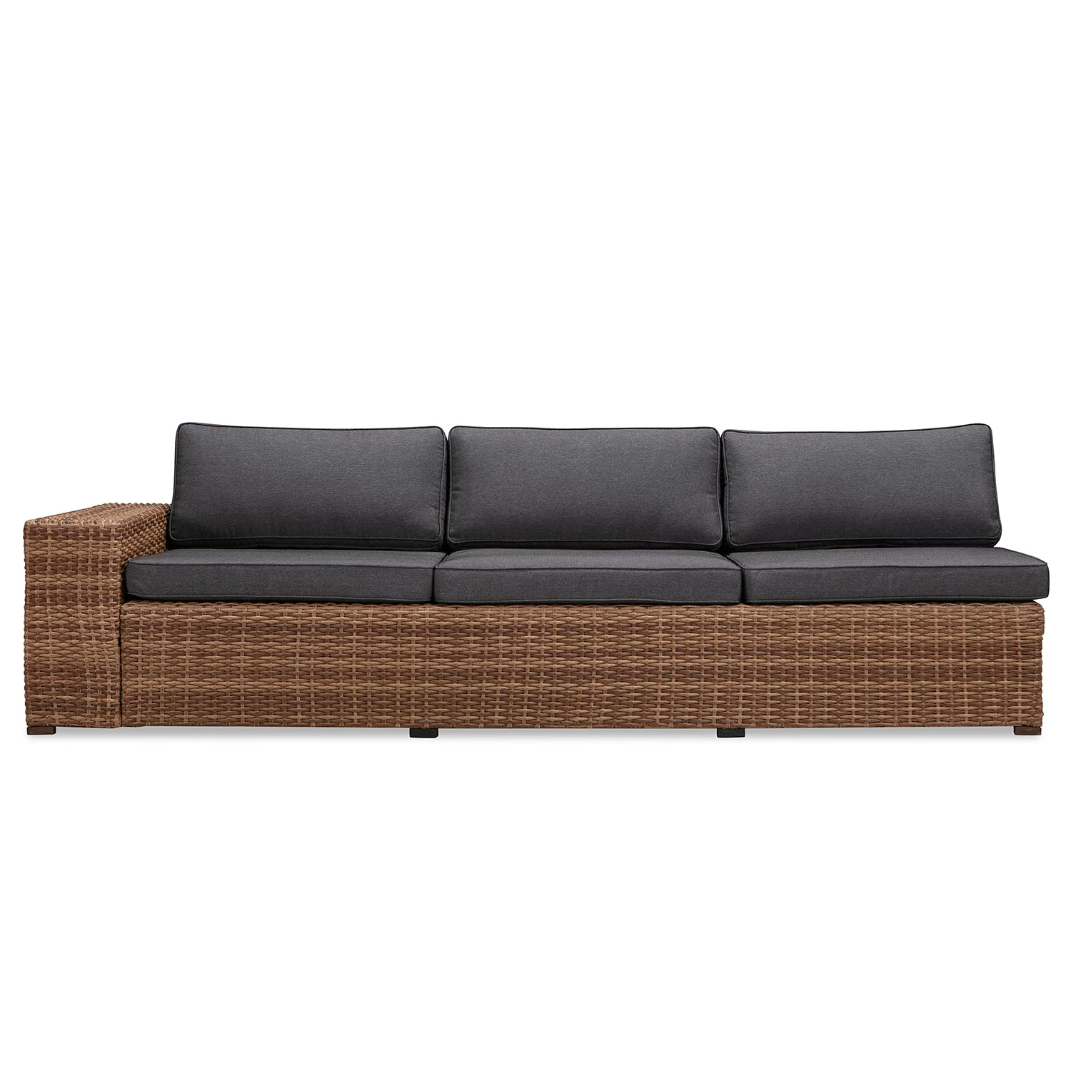 Canapé de jardin Chavara I - Polypropylène / Polyester - Marron / Anthracite – Image 3