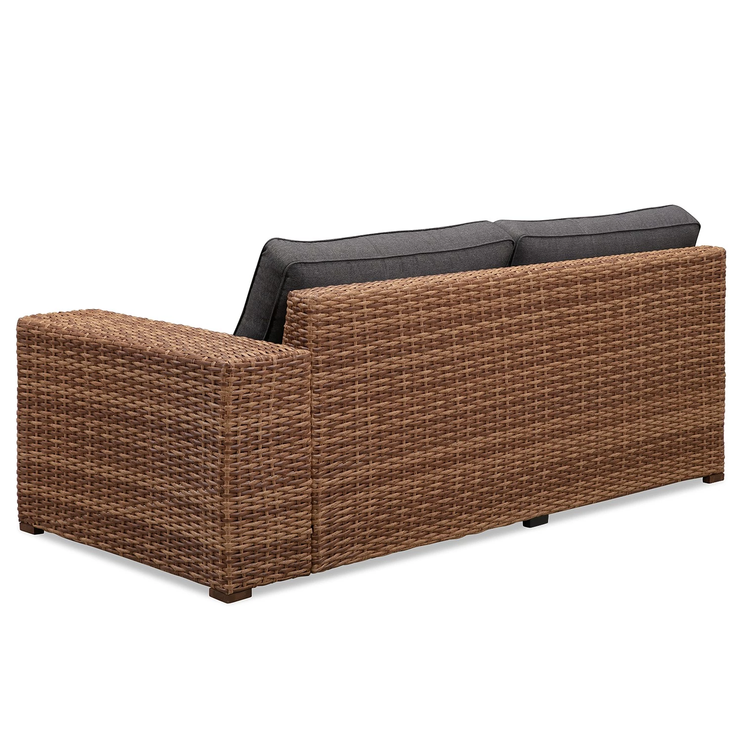 Canapé de jardin Chavara II - Polypropylène / Polyester - Marron / Anthracite – Image 4