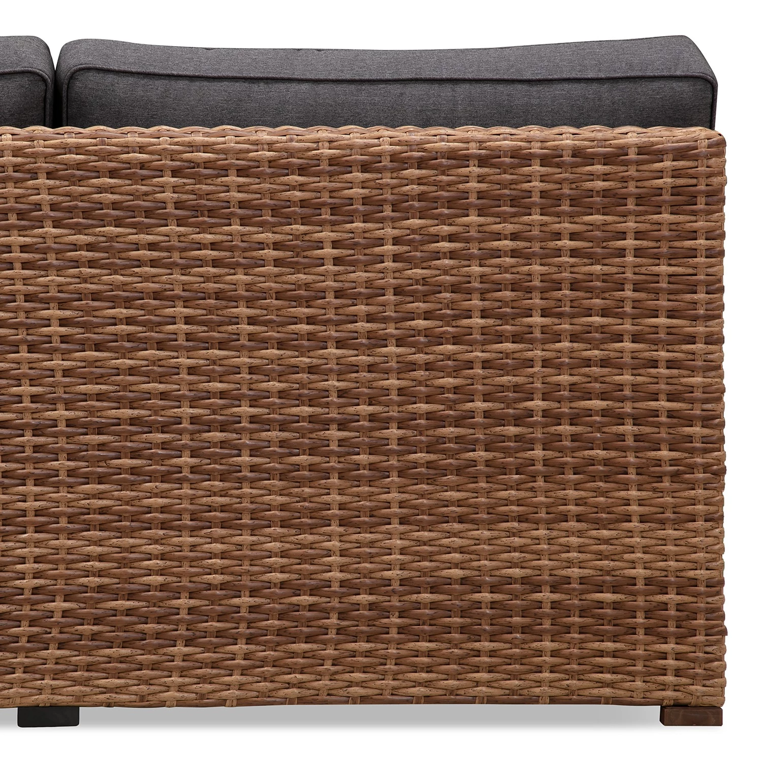 Canapé de jardin Chavara II - Polypropylène / Polyester - Marron / Anthracite – Image 8