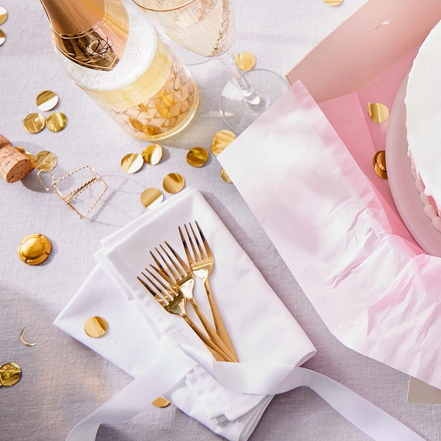 Butlers Fourchettes à dessert QUEENS (lot de 4) - Doré – Image 3