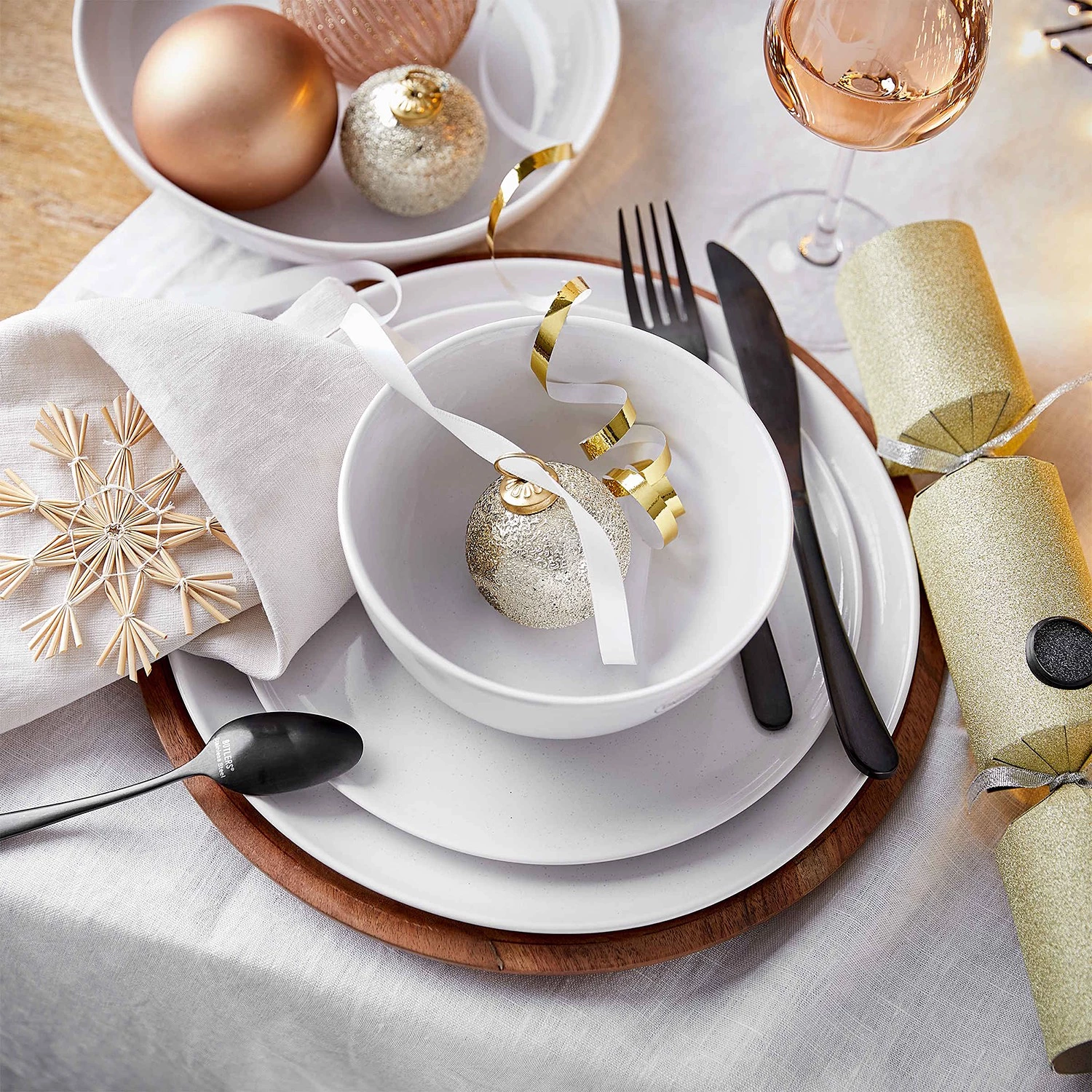 Butlers Couverts KINGS (16 éléments) - Noir brillant – Image 6