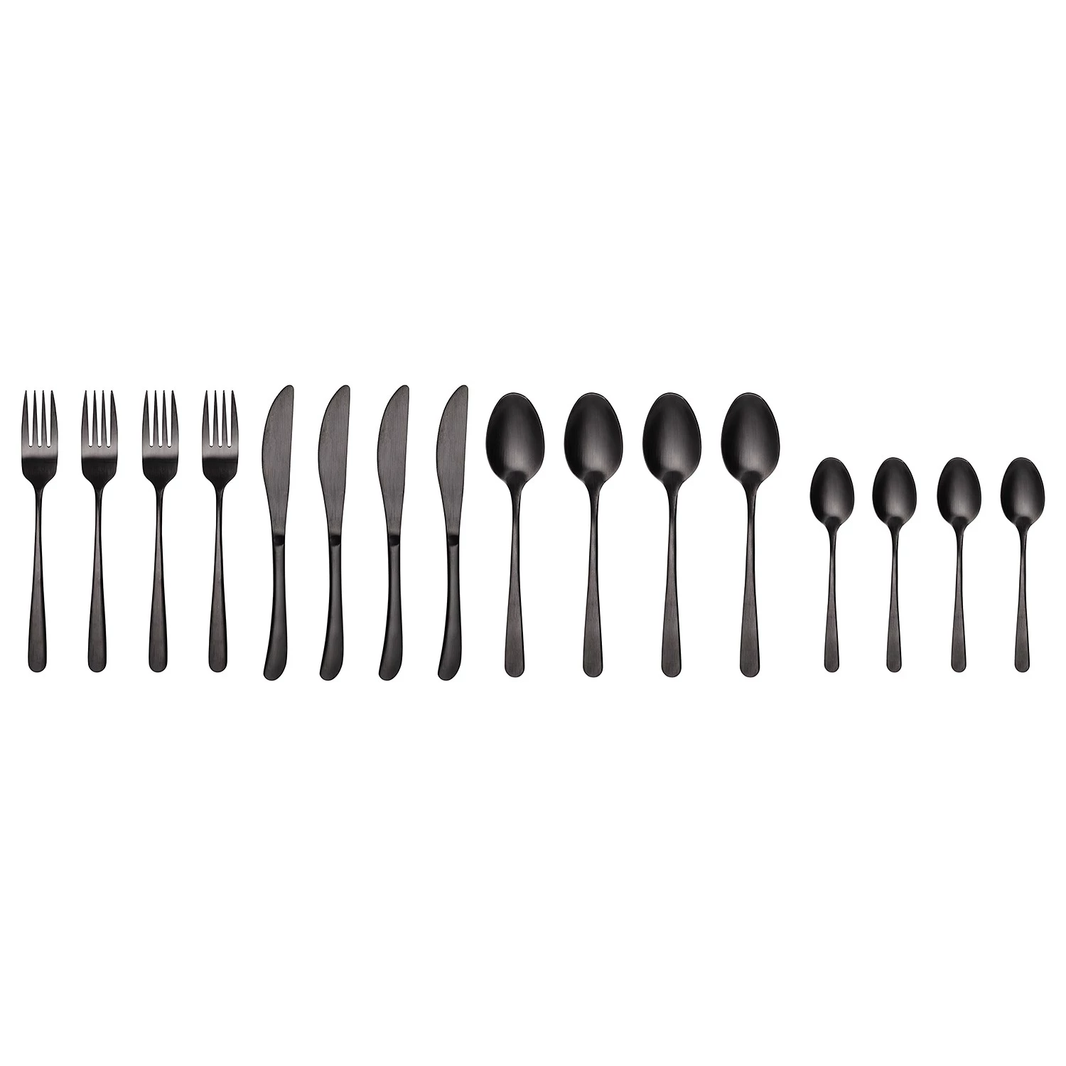 Butlers Couverts KINGS (16 éléments) - Noir brillant – Image 7