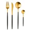 Butlers Couverts STILETTO (16 éléments) - Noir / Doré