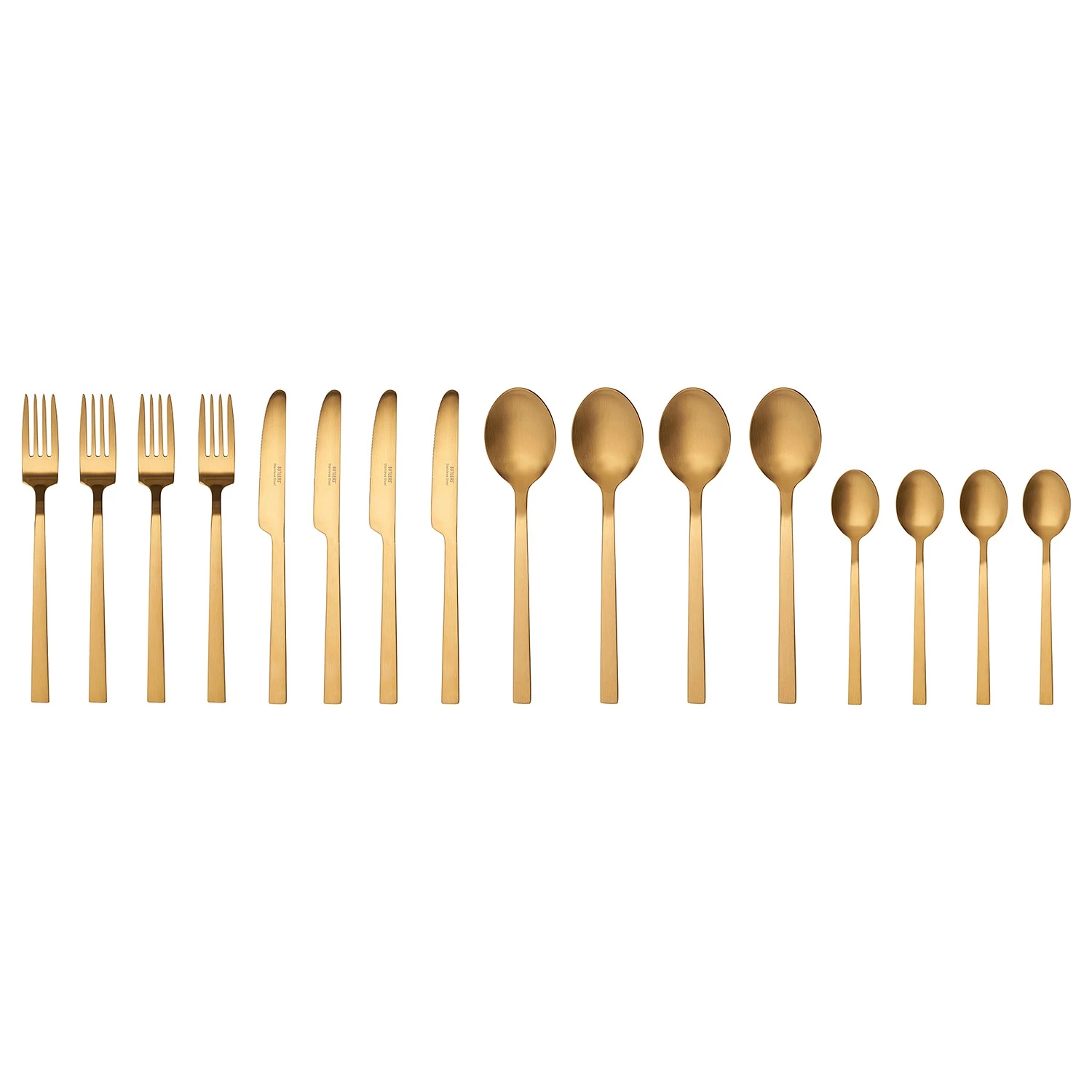 Butlers Couverts NEW BASIC (16 éléments) - Doré – Image 3