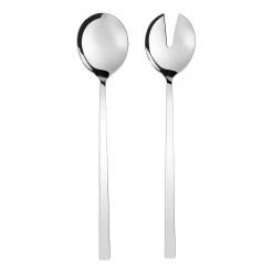 Butlers Couverts à salade QUEENS (2 éléments) - Acier inoxydable - Argenté