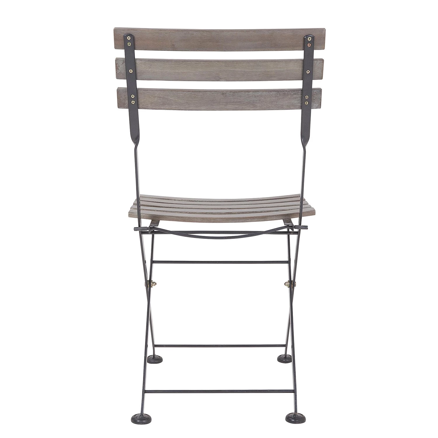 Butlers Chaise de jardin STREET LIFE - Acacia massif / Fer - Gris – Image 5