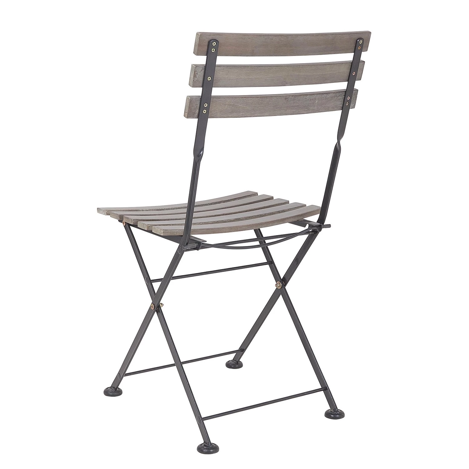 Butlers Chaise de jardin STREET LIFE - Acacia massif / Fer - Gris – Image 6