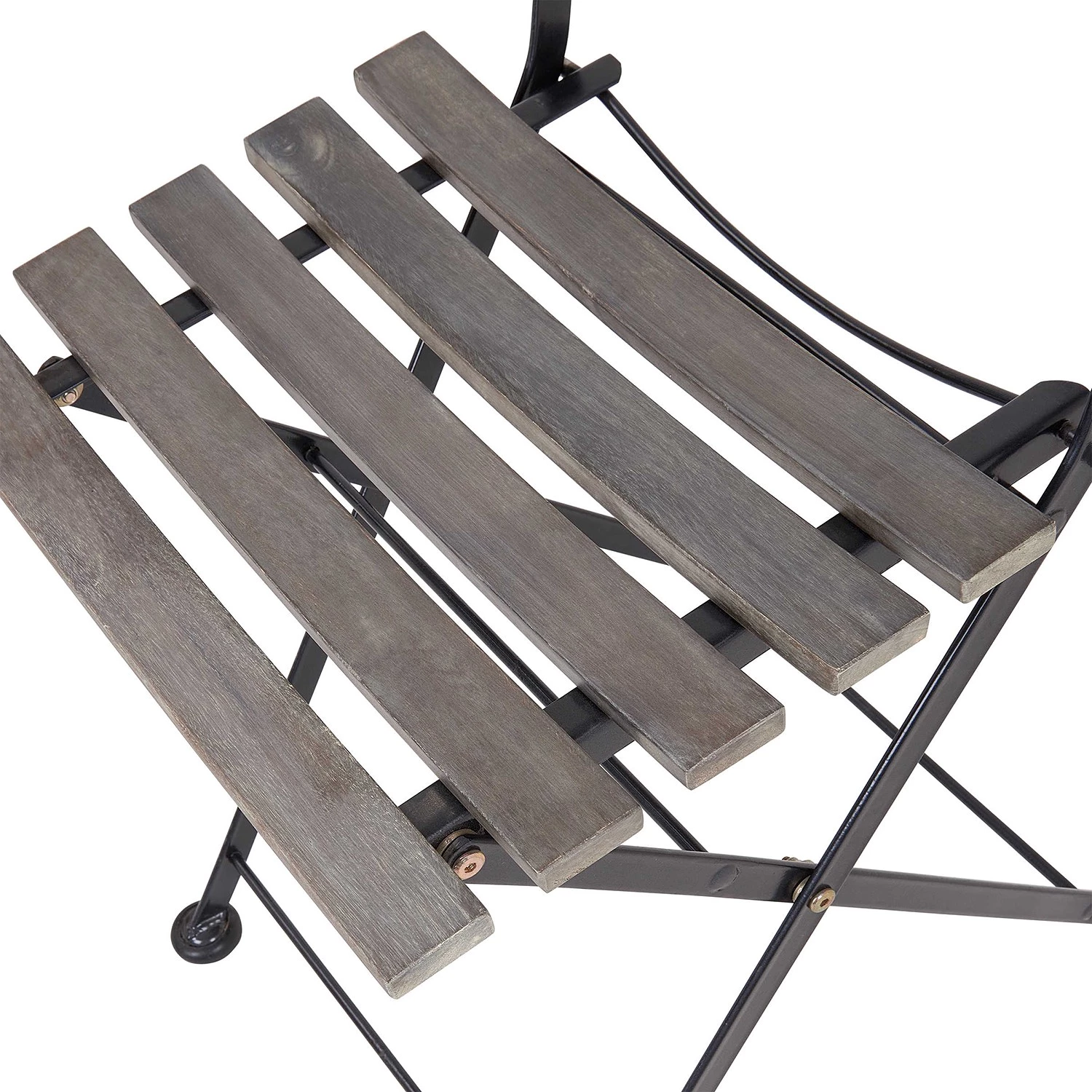 Butlers Chaise de jardin STREET LIFE - Acacia massif / Fer - Gris – Image 8