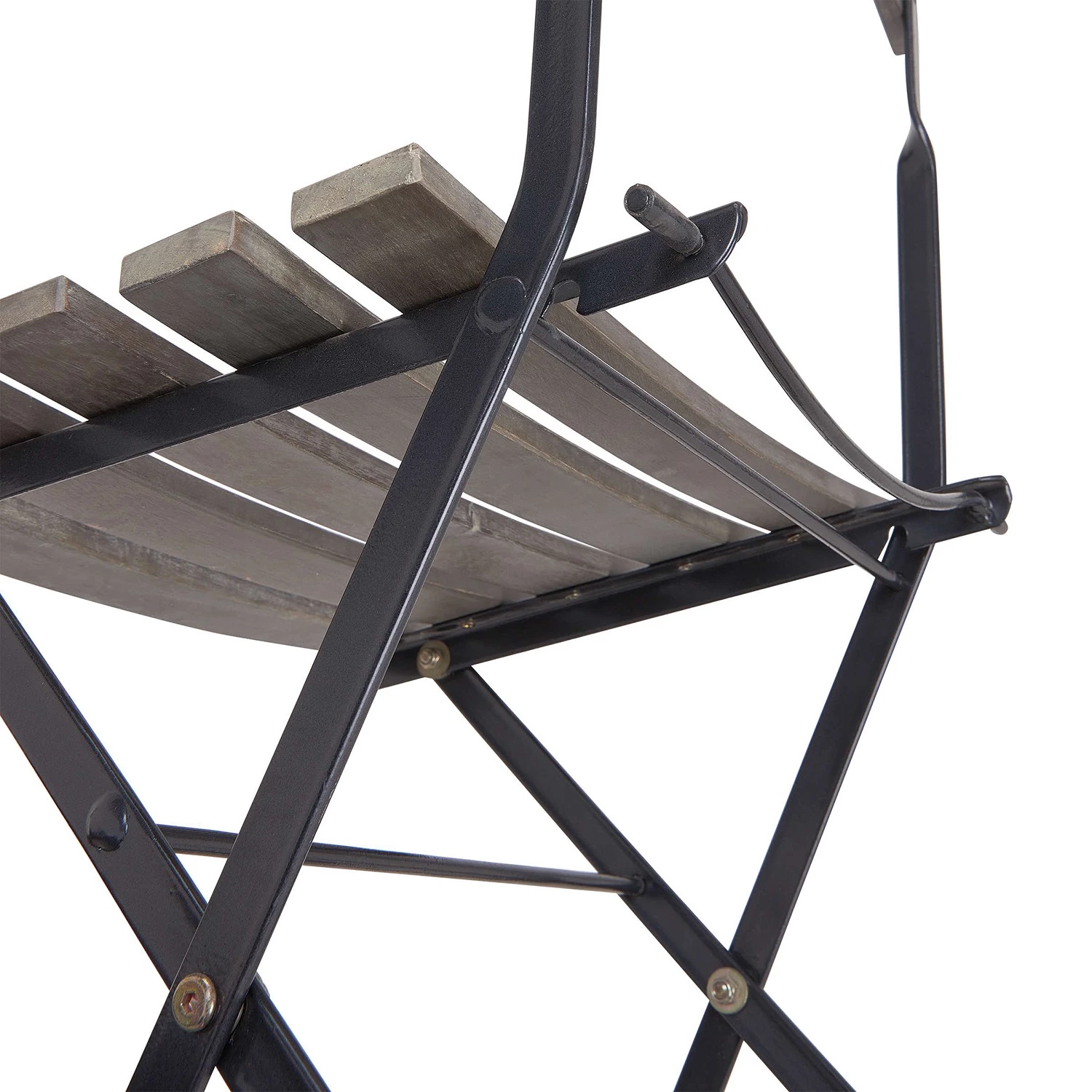 Butlers Chaise de jardin STREET LIFE - Acacia massif / Fer - Gris – Image 9