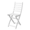 Butlers Chaise de jardin LODGE I - Partiellement en acacia massif - Blanc