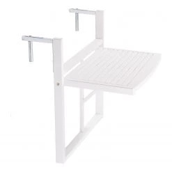 Butlers Table de jardin LODGE I - Partiellement en acacia massif - Blanc